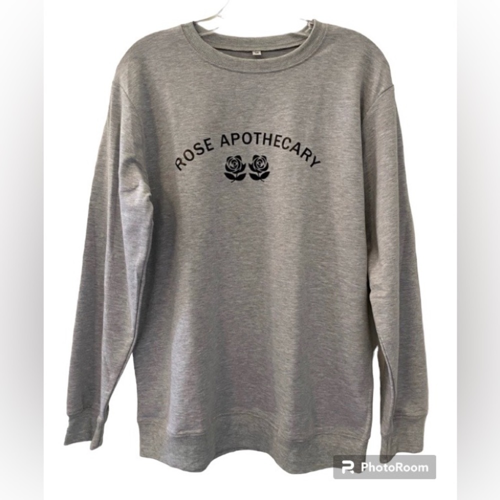 Rose Apothecary Long Sleeve Crew Neck Schitt’s Creek Sweatshirt Size Med…